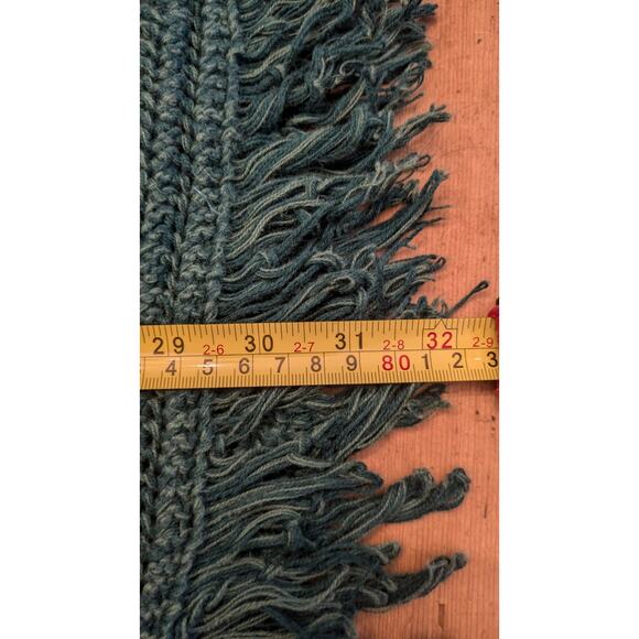 Vintage Lauren Hansen Knitted by Hand Green Sweater Dress, Medium, Boho, Artsy - Picture 9 of 9